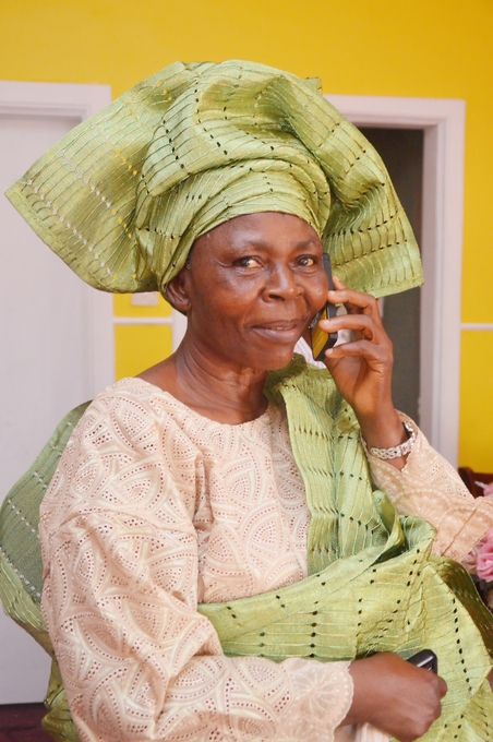 Esther Modupeola on her 70th Birthday, 2015.