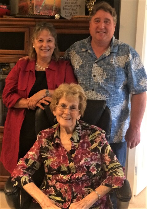 Linda, Barb, & Doug in Fort Langley BC