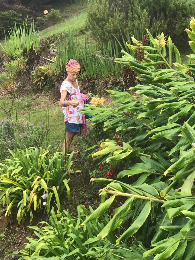 Tina at the Lavender Farm