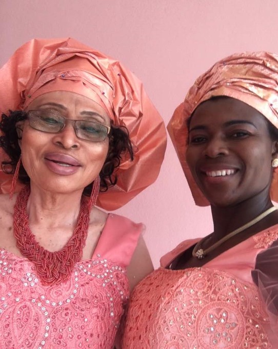 Only in our hearts, Mom and Cousin Yvonne