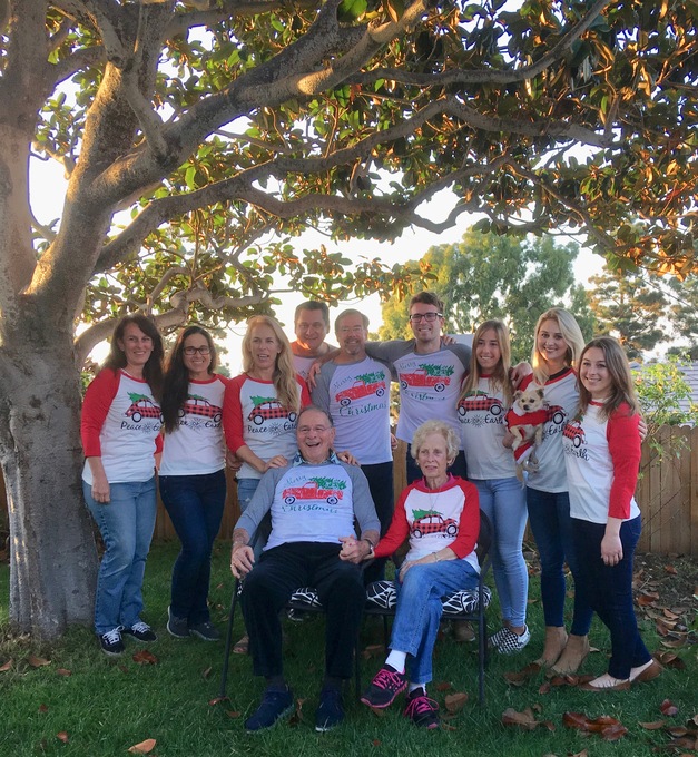 Kaplanis Family.  Christmas card photo.  December 2018.