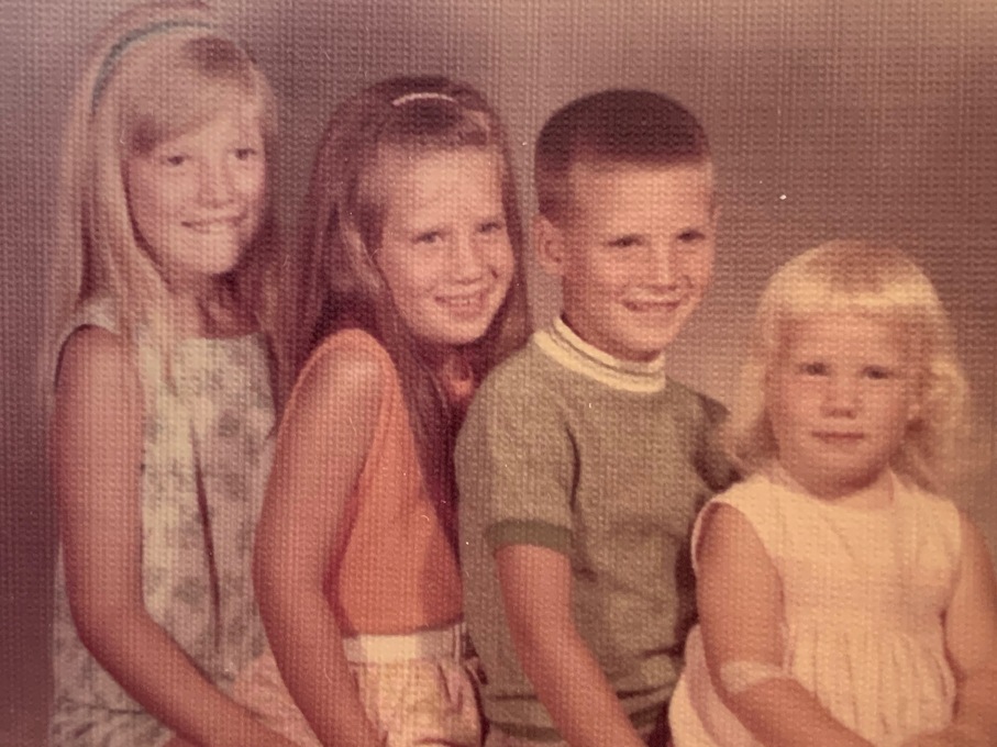 Another family photo - love those smiles (except for one, there's always one...)