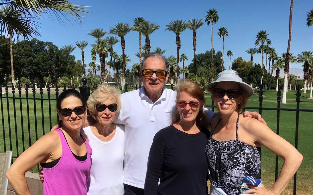 Kaplanis Family. Spring Break in Palm Springs. April 2018. 