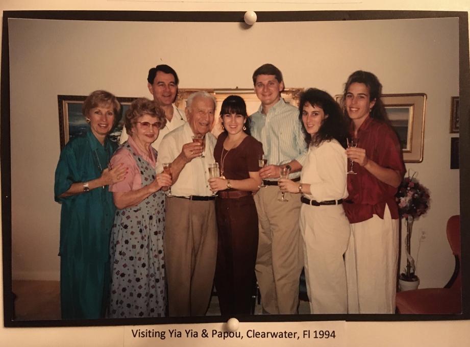 Visiting Peter's parents in Clearwater Beach, Florida. 1994.  