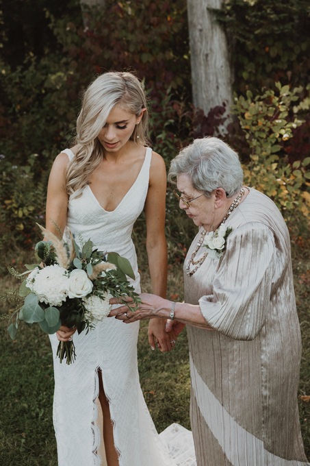 Grand mother of the bride