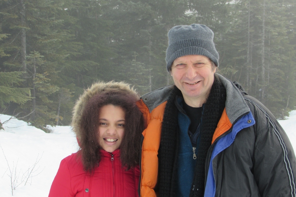 Chris and Kira in The Snow