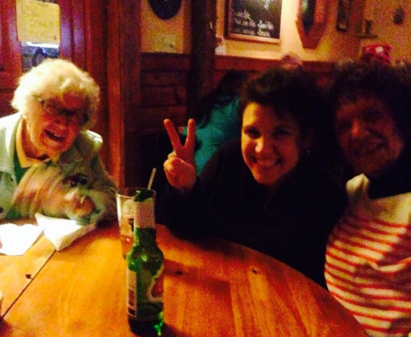 At a bar around thanksgiving time - 2014 - NH