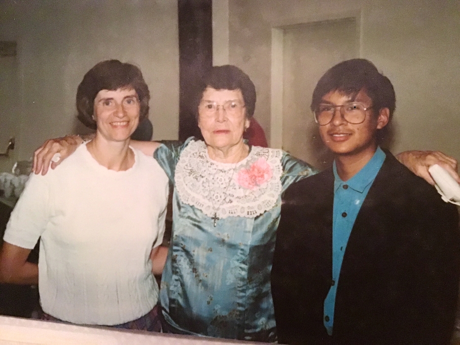 Zetha Warren with Mom