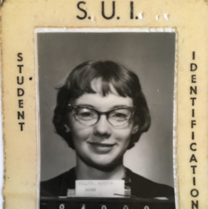 Ann's Iowa State Student ID (1958)