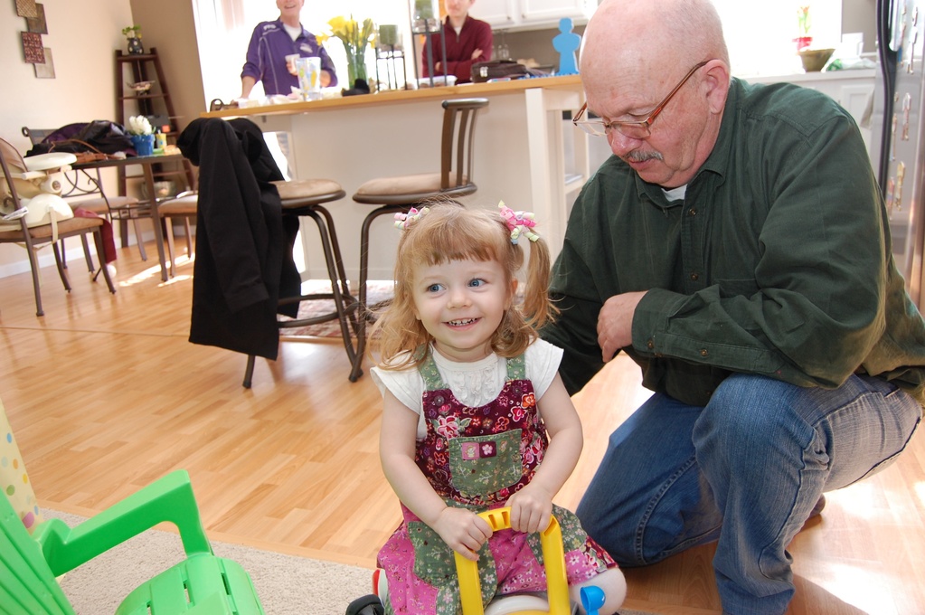 The oldest grandkids are two