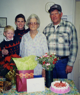 Howard, his mom Lorene, daughter Rachel and Grandson Wade