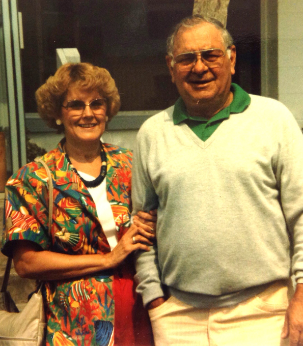 Barbara with husband, Bob Daily (1987, Panama City, Florida)