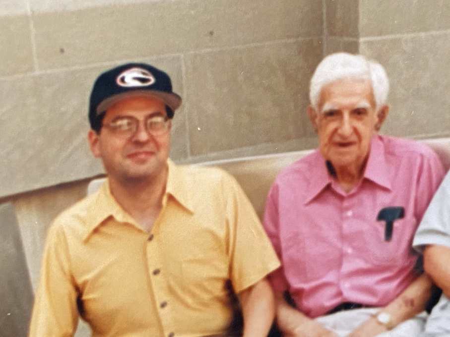 Robert and his father Irving