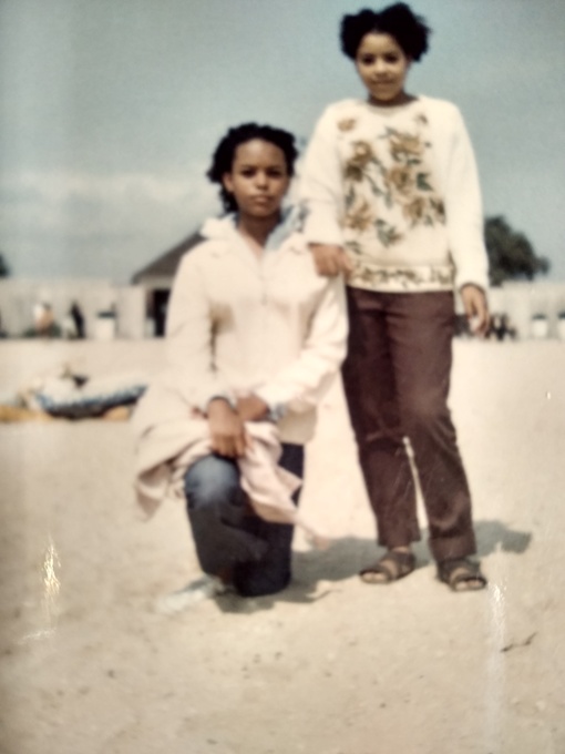 Debbie and Kathy at Rockaway Beach New York
