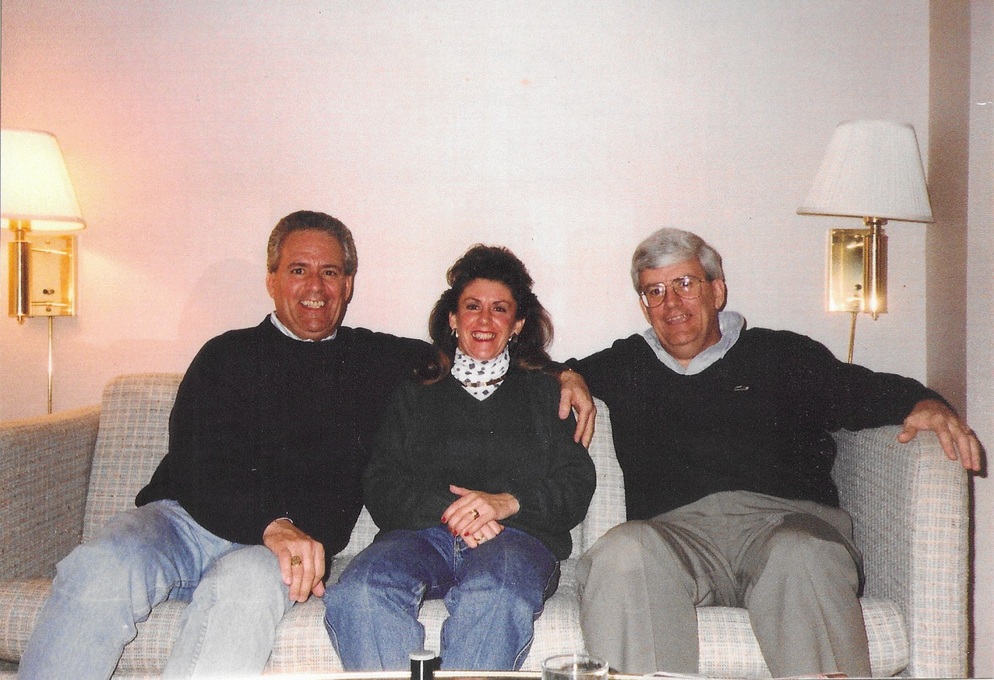 Tim, Mary, and Jay at their mom's funeral in 1984