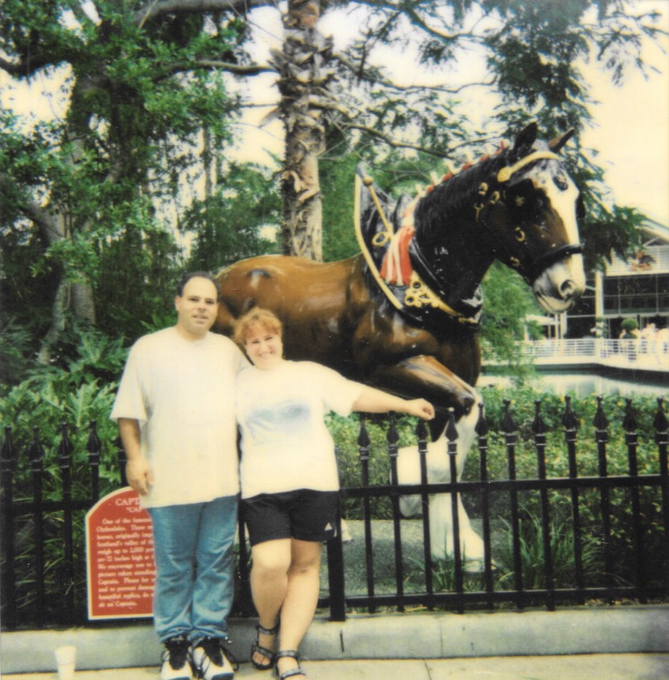 Mark and Pauline at Bush Gardens