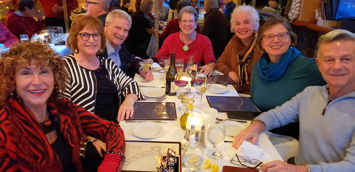 December 2019  Dinner before Final Performance of Beach Blanket Babylon