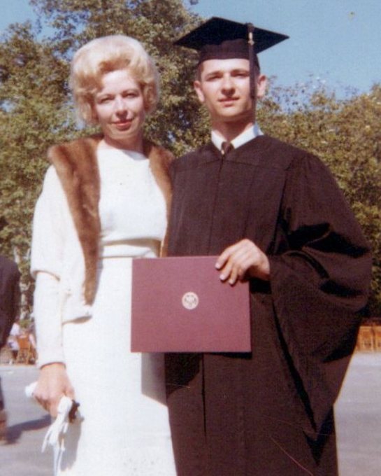 USC Graduation with Mom 