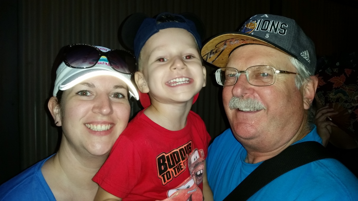 Raymo, Owen and Mary at Disney CA Adventure - 2016