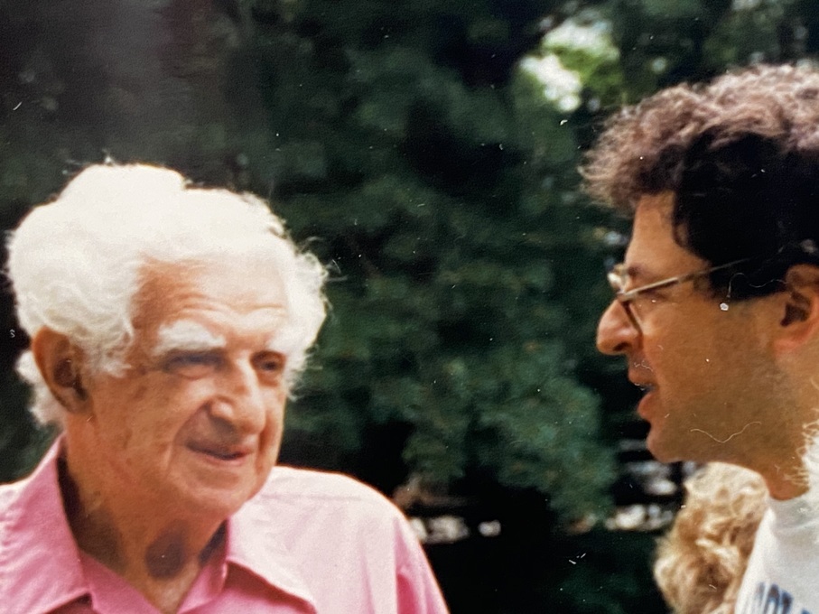 Robert and his father Irving