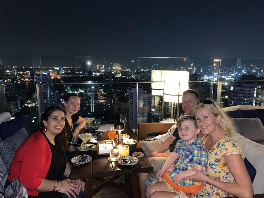 Welcome dinner for the Chabots April 2019