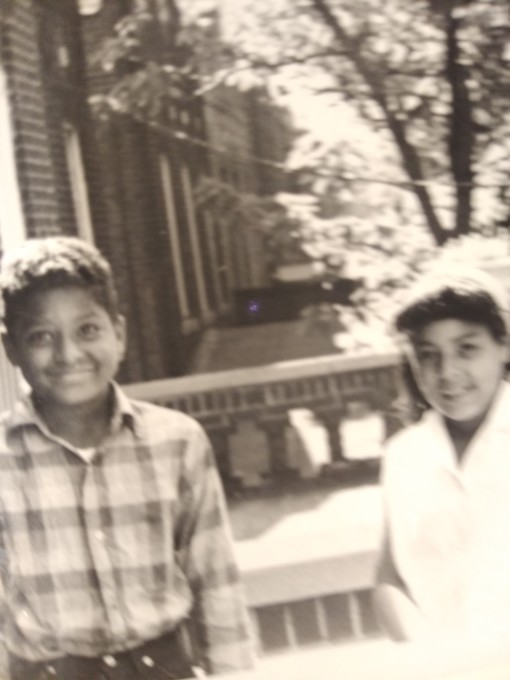 Debbie and Phillip on Hopkins Street, Brooklyn, N.Y