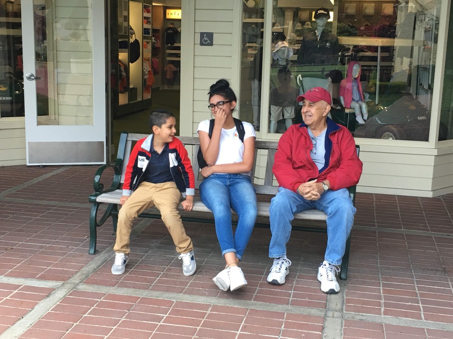 At the Coast with Grandkids