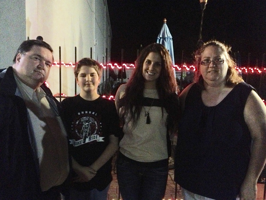 Family Photo at Dinner