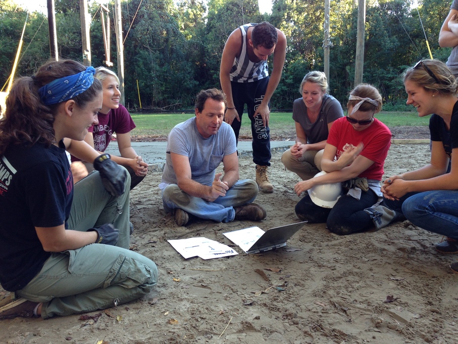 Sam with the LOOP Pavilion team