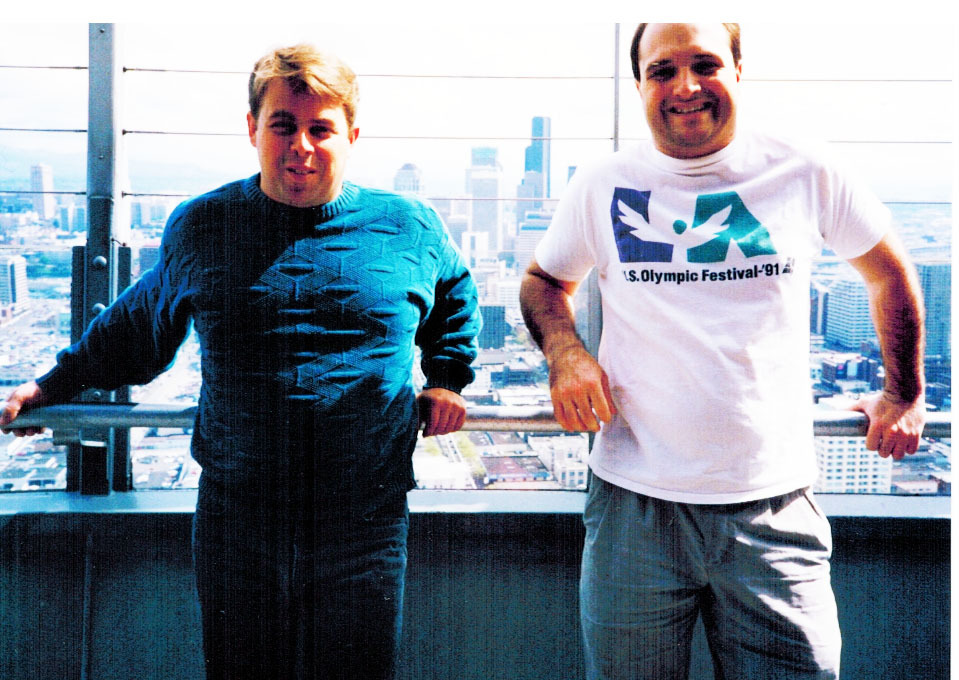 On Top of the Seattle Space Needle