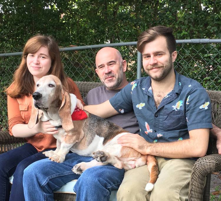 Elisa, Luna, Juan, Evan