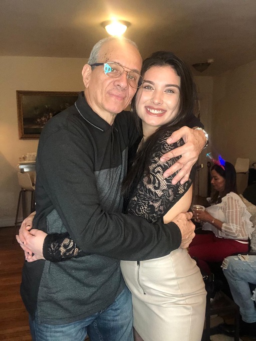 with his Beautiful Daughter