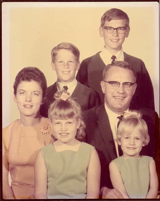 60's style Christianson Family Portrait