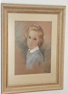 Approx 1965, drawn on Jackson Square in New Orleans