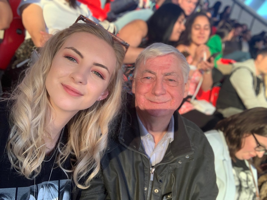 Keith with his daughter Emily