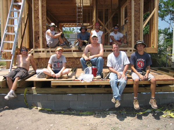 Sam and the URBANbuild 01 team, 2006