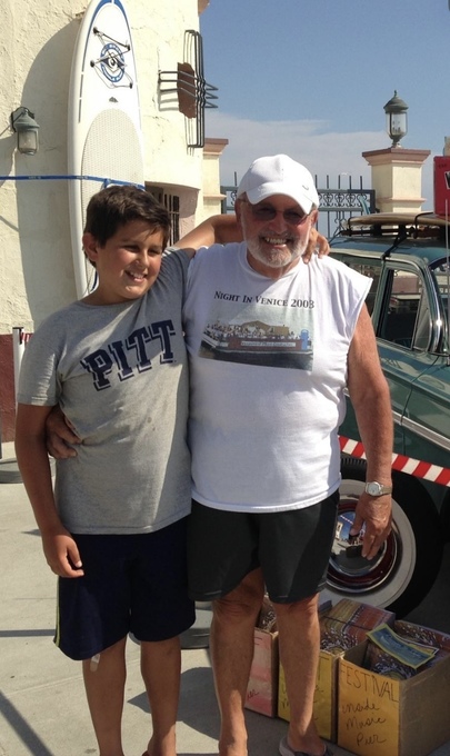 Aj with grandson Tyler, best buddies 