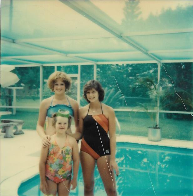 At Mom's house swimming 1976