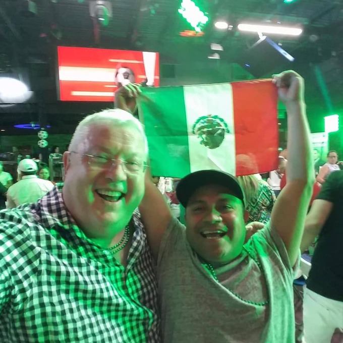 With beloved husband Juan