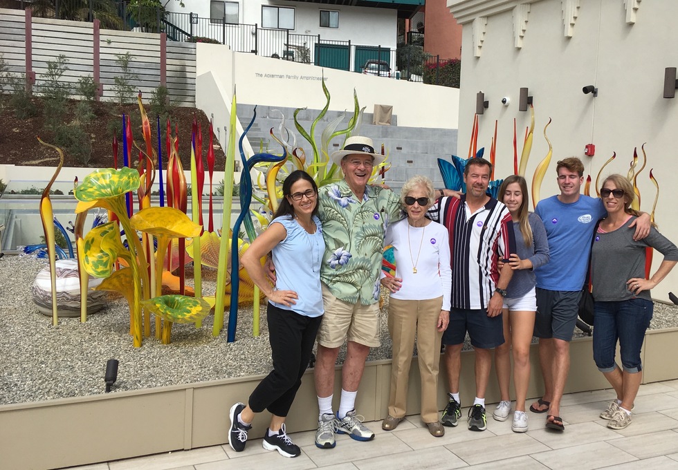 Visiting Catalina Island - and Chihuly art exhibit. October 2017. 