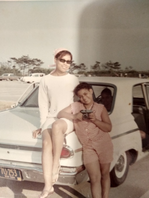 Debbie and Emily at the Beach in New York