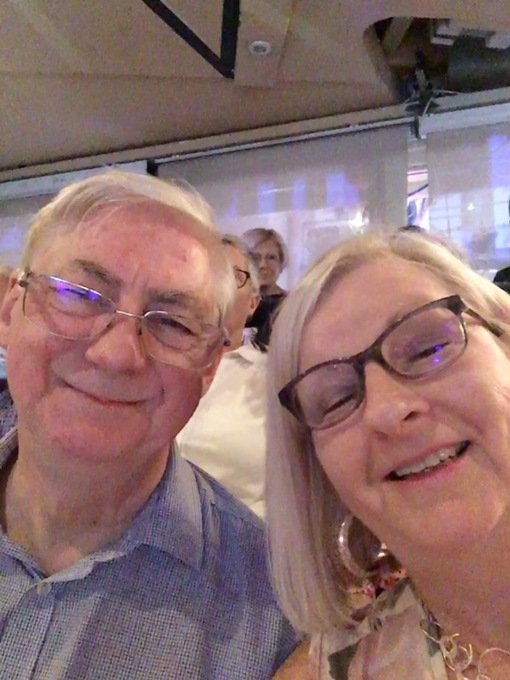 Keith with his wife, Caroline