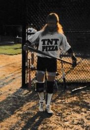 Don Playing Baseball