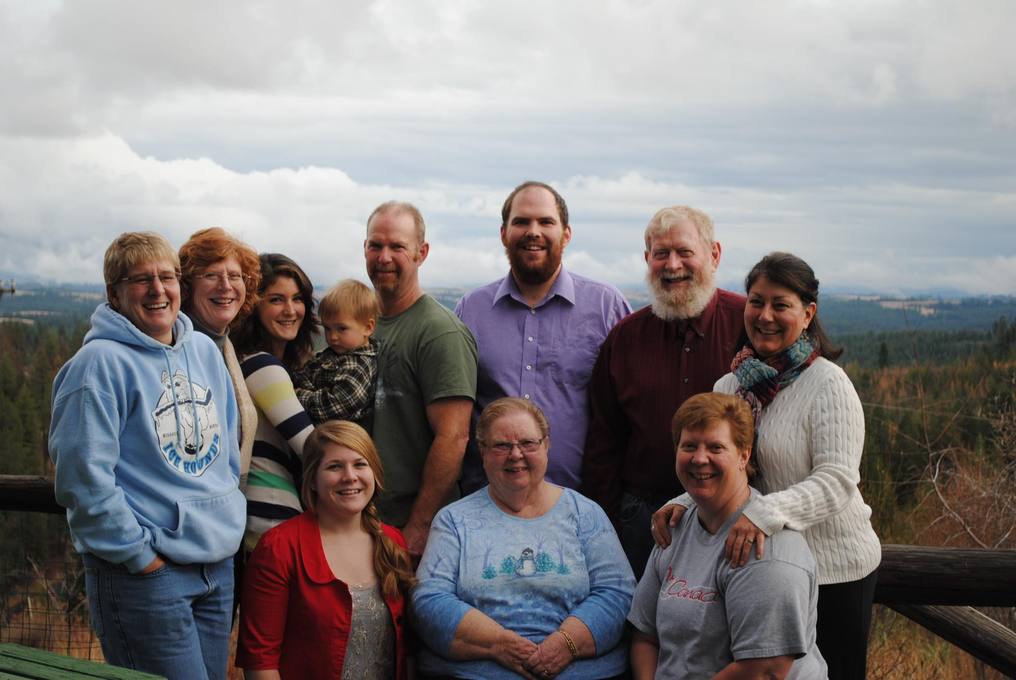 Family at the Mountain
