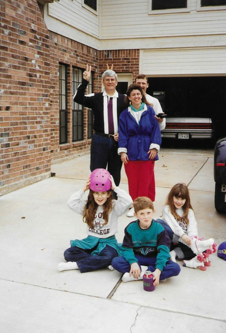 Walkers visit in December 1992