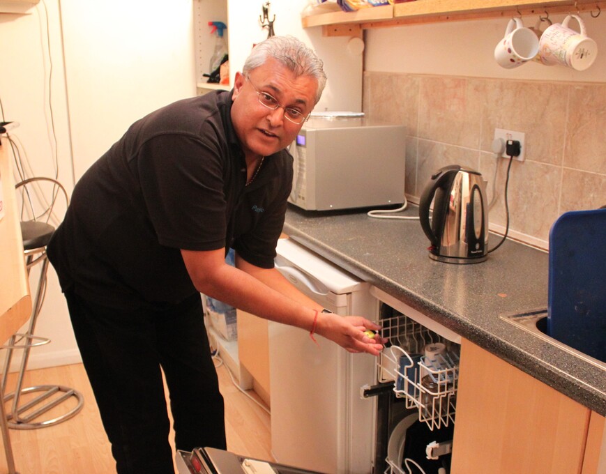 Jay in the old building.