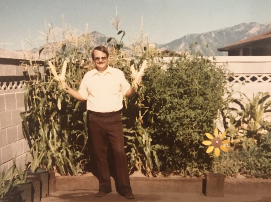 1978 - Dad & His Garden