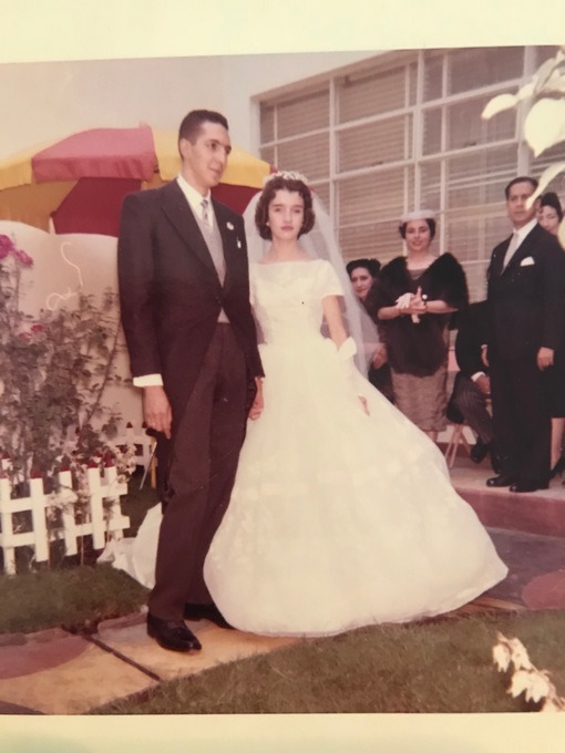 Gloria and Douglas Wedding day