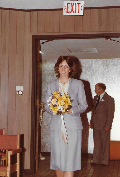 Gail and Jay's Wedding March 20, 1982