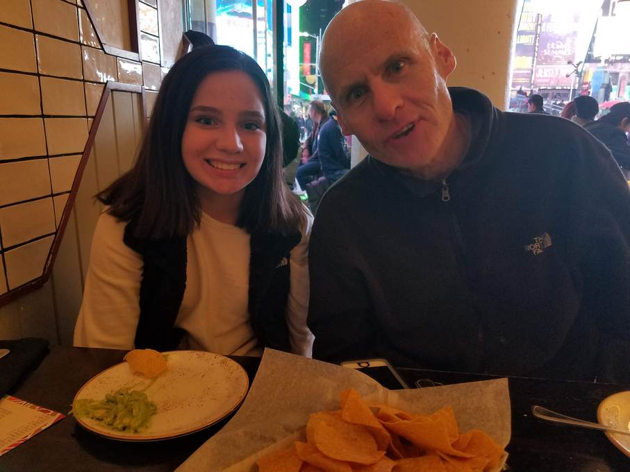 John and his goddaughter Molly